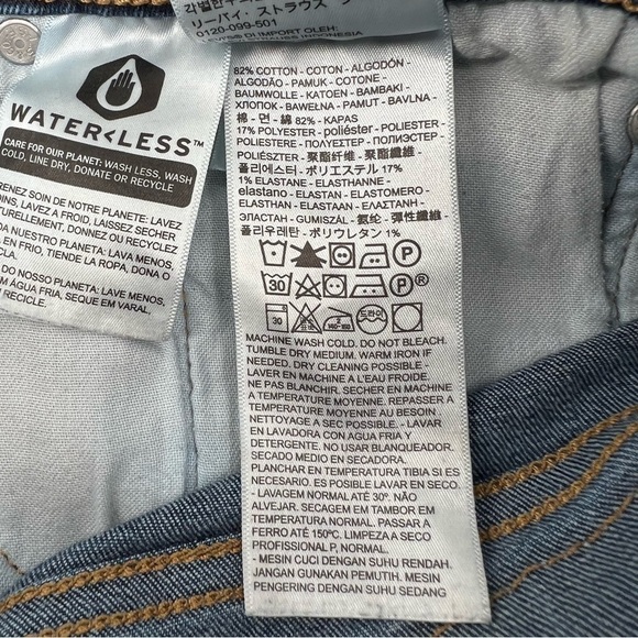 Levi's 511 Slim Fit Jeans Size 34 x 32 Men's - Picture 7 of 7